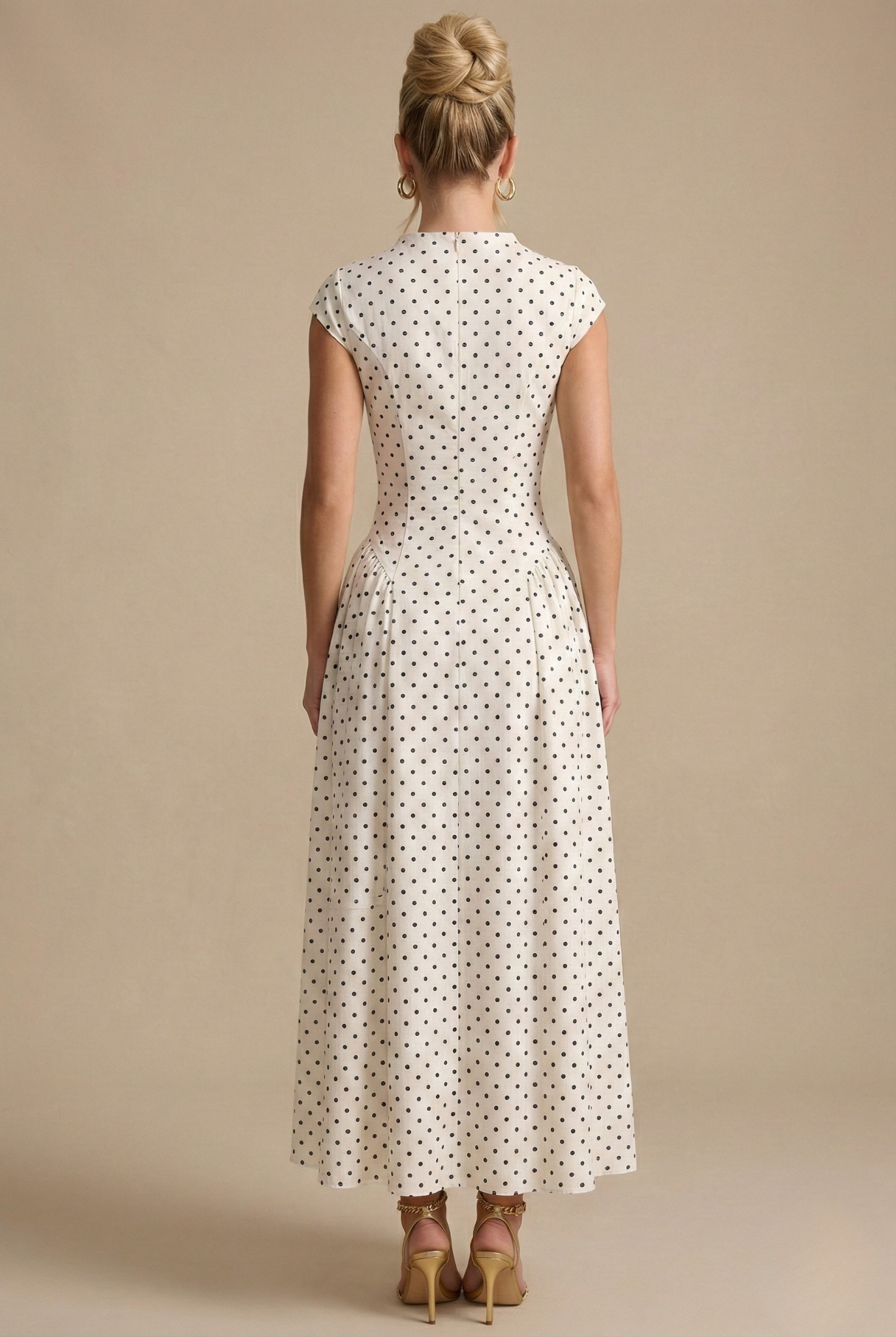 Ava | Elegant Polka Dot Summer Maxi Dress for Wedding Guests 2