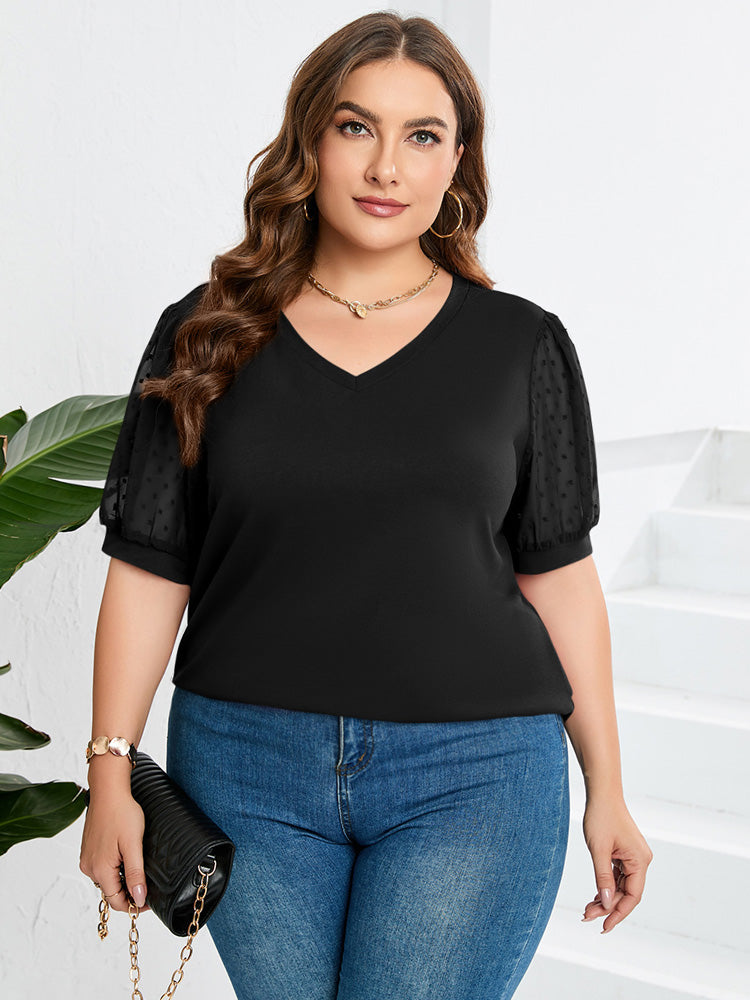 Ava | Elegant Relaxed V-Neck Women's Top 2
