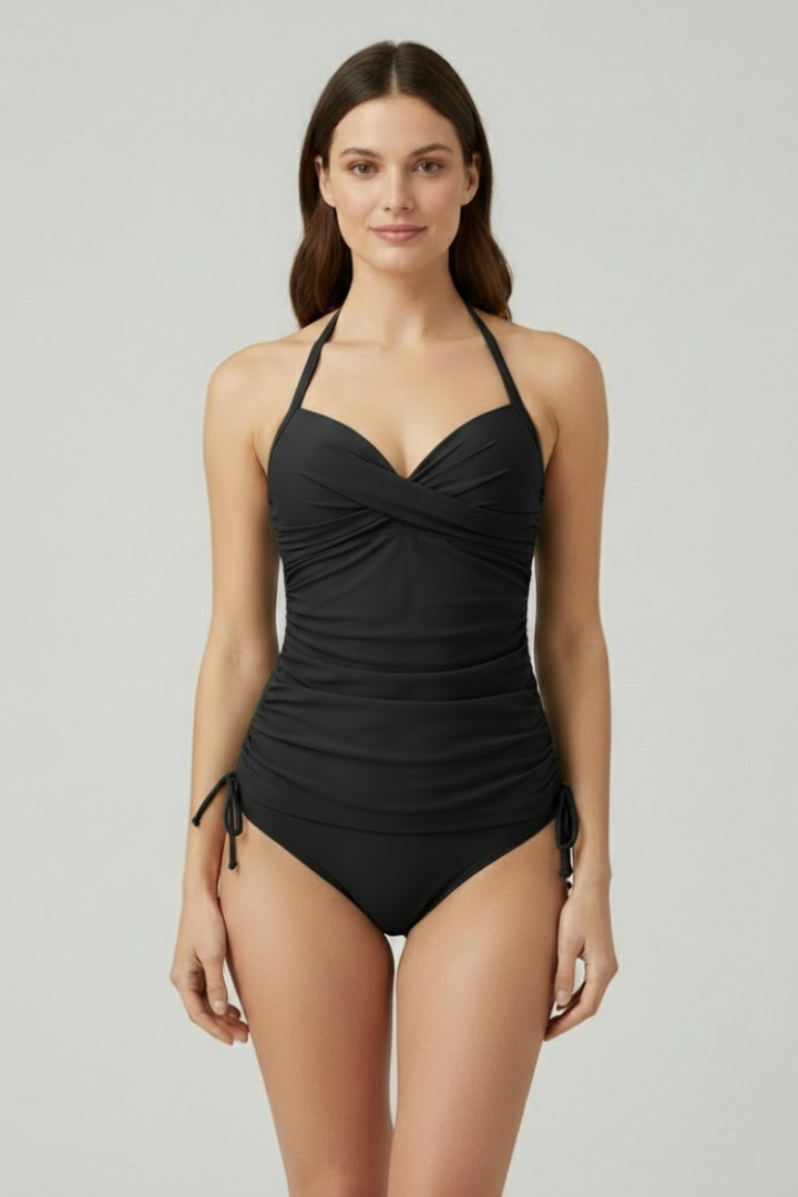 Ava | Flattering V-Neck Ruched Tankini Swimwear for Women 6