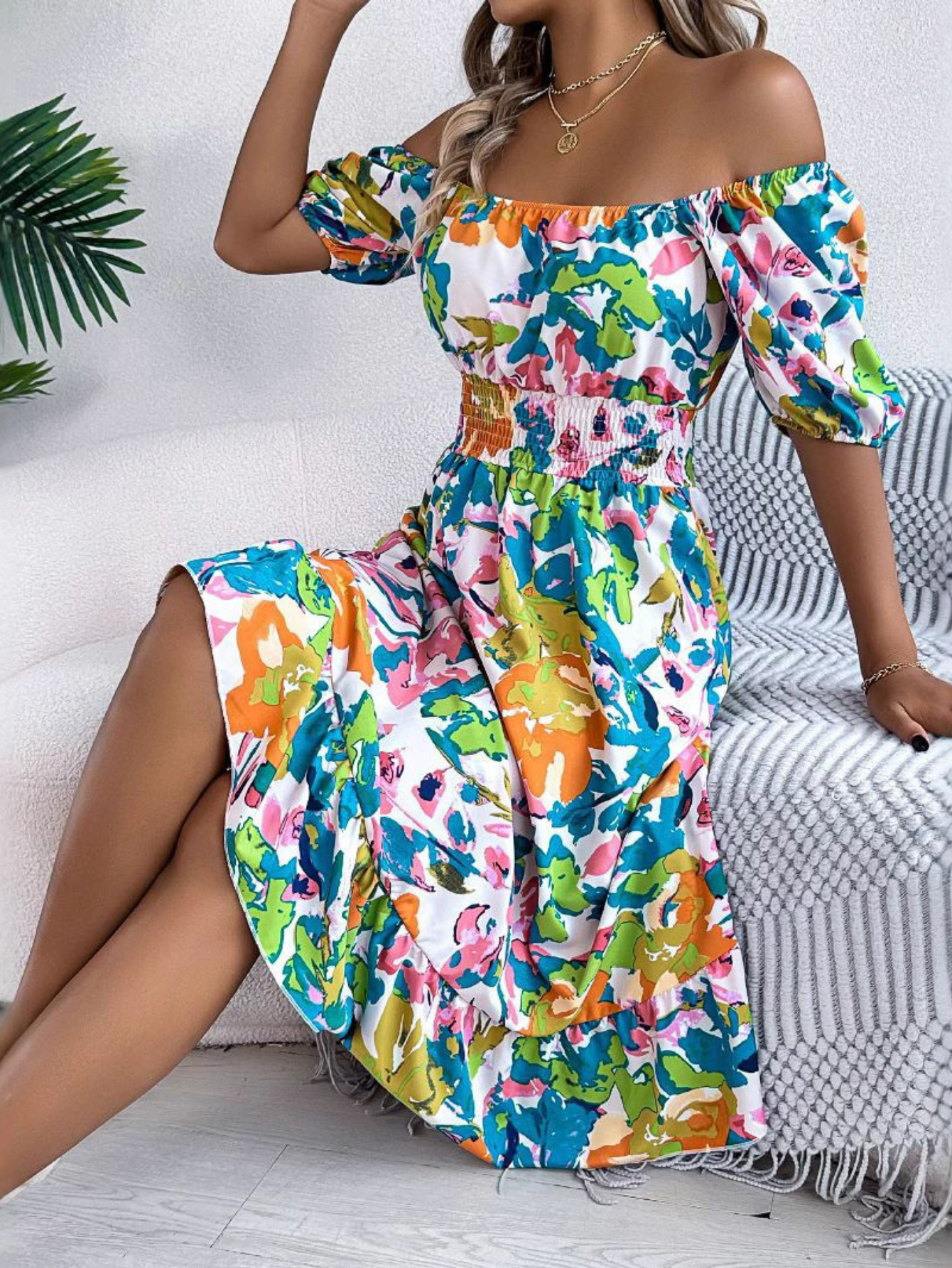 Ava | Vibrant Bohemian Summer Dress 2