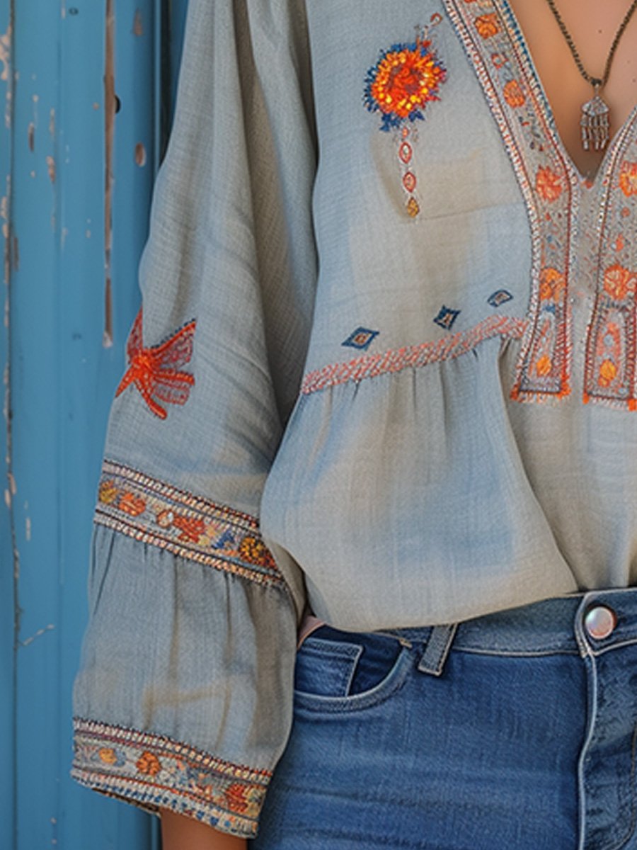 Breezy Collection | Men's Long Sleeve Summer Shirt with Lightweight Fabric 3