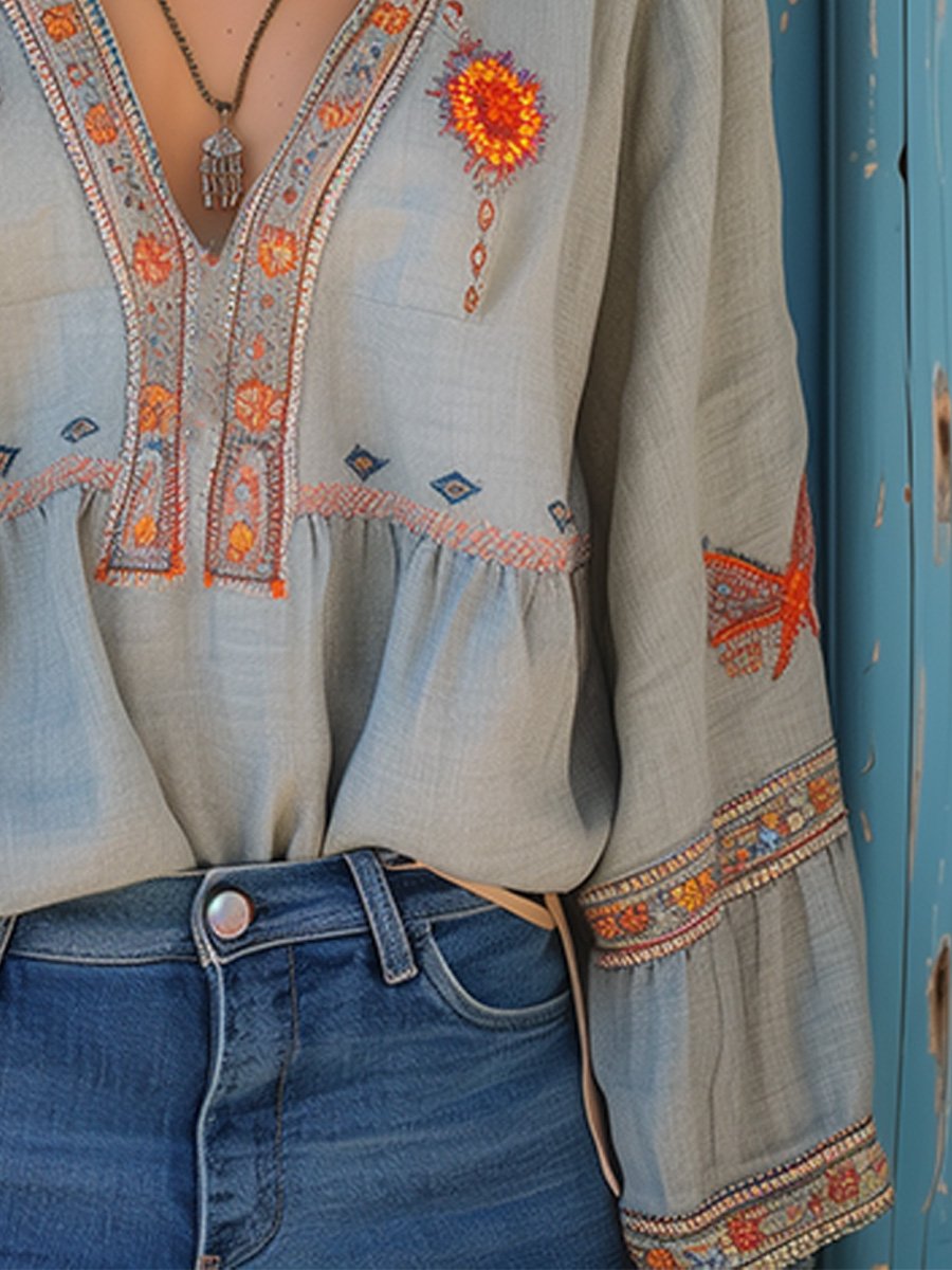 Breezy Collection | Men's Long Sleeve Summer Shirt with Lightweight Fabric 4