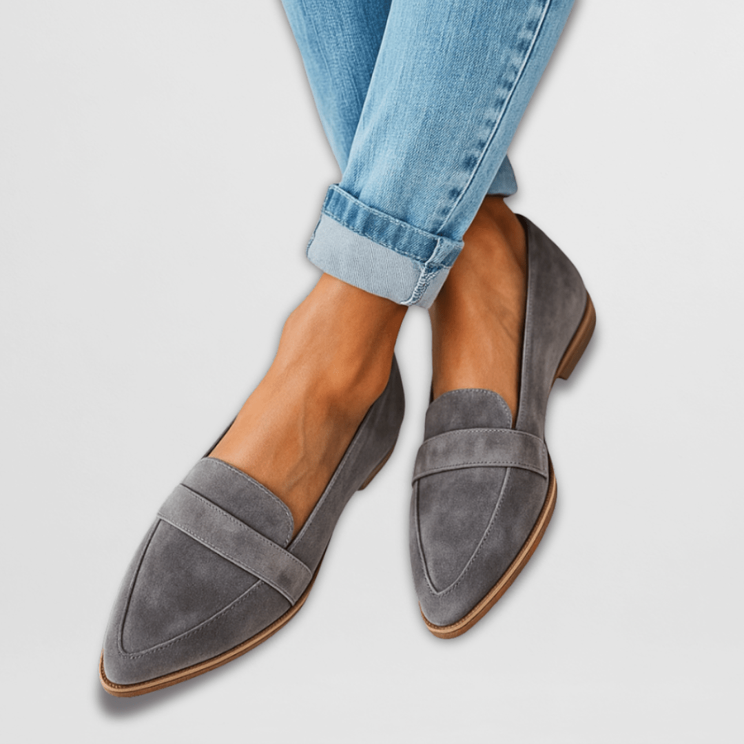 Chic Collection | Women's Loafers with Leopard Print & Comfortable Fit 1