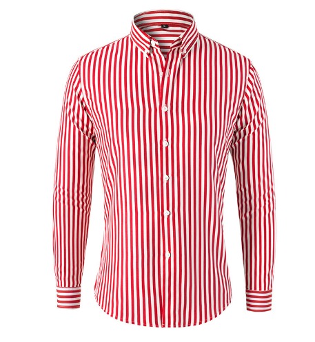 Classic Collection | Men's Overshirt with Vertical Stripes & Soft Blend 3