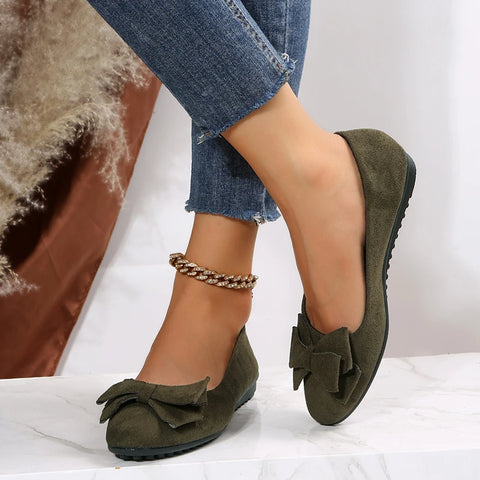 Elegant Ballet Flats | Women's Shoes with Bow Accent & Comfortable Fit 2