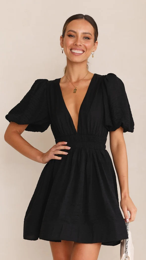Elegant Collection | Women's Dress with Puff Sleeve Design & Flattering Fit 9