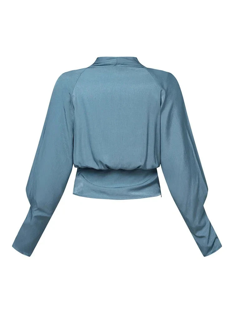 Elegant Collection | Women's White Blouse with Puff Sleeves Design 3