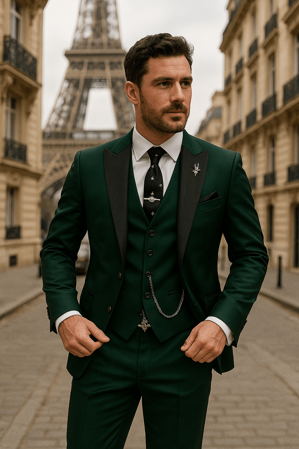 Elegant Ensemble | Men's Suit with 3-Piece Slim Fit & Timeless Design 0