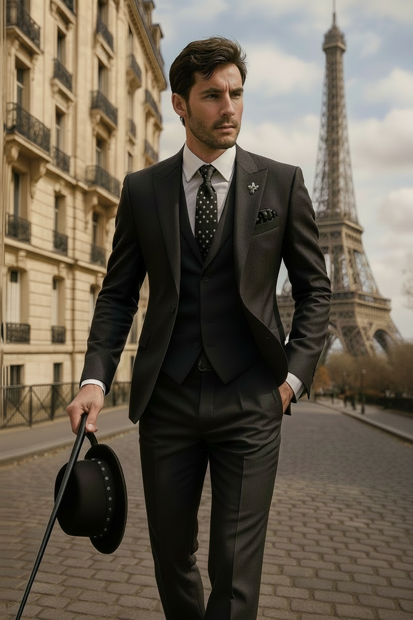 Elegant Ensemble | Men's Suit with 3-Piece Slim Fit & Timeless Design 1