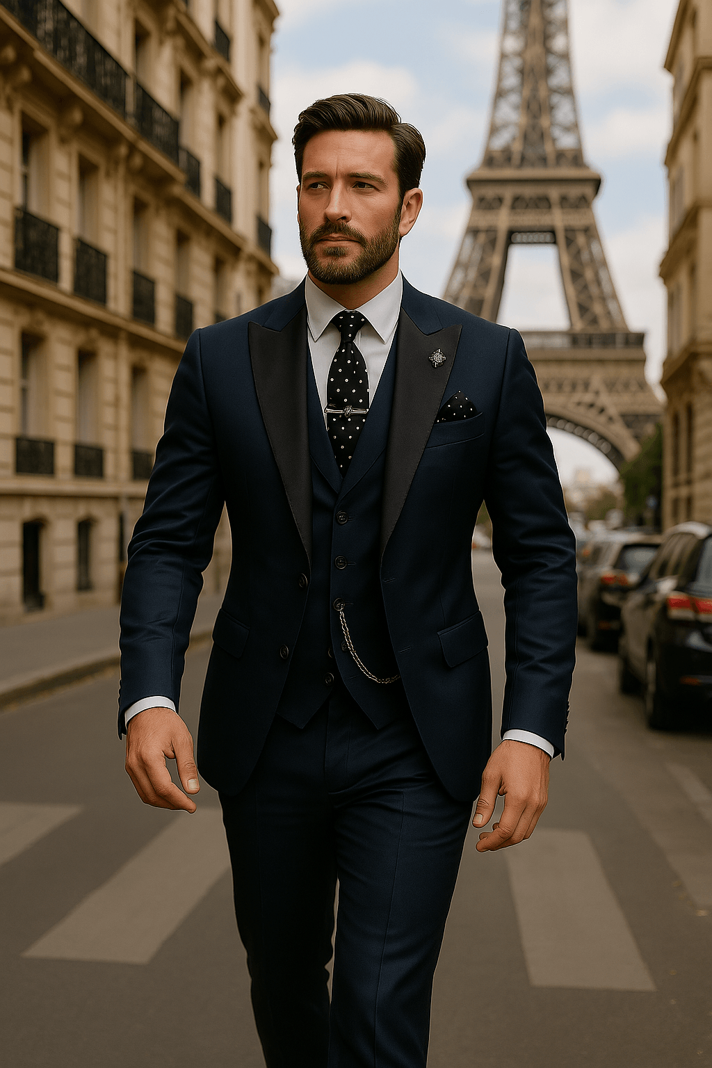Elegant Ensemble | Men's Suit with 3-Piece Slim Fit & Timeless Design 3