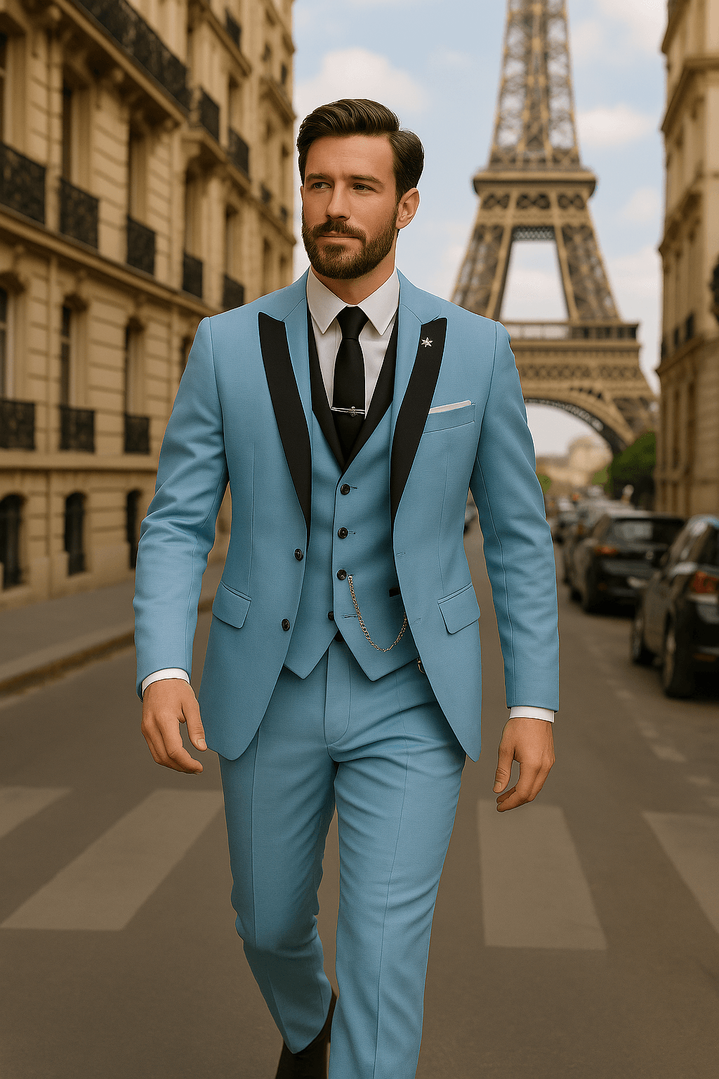 Elegant Ensemble | Men's Suit with 3-Piece Slim Fit & Timeless Design 4