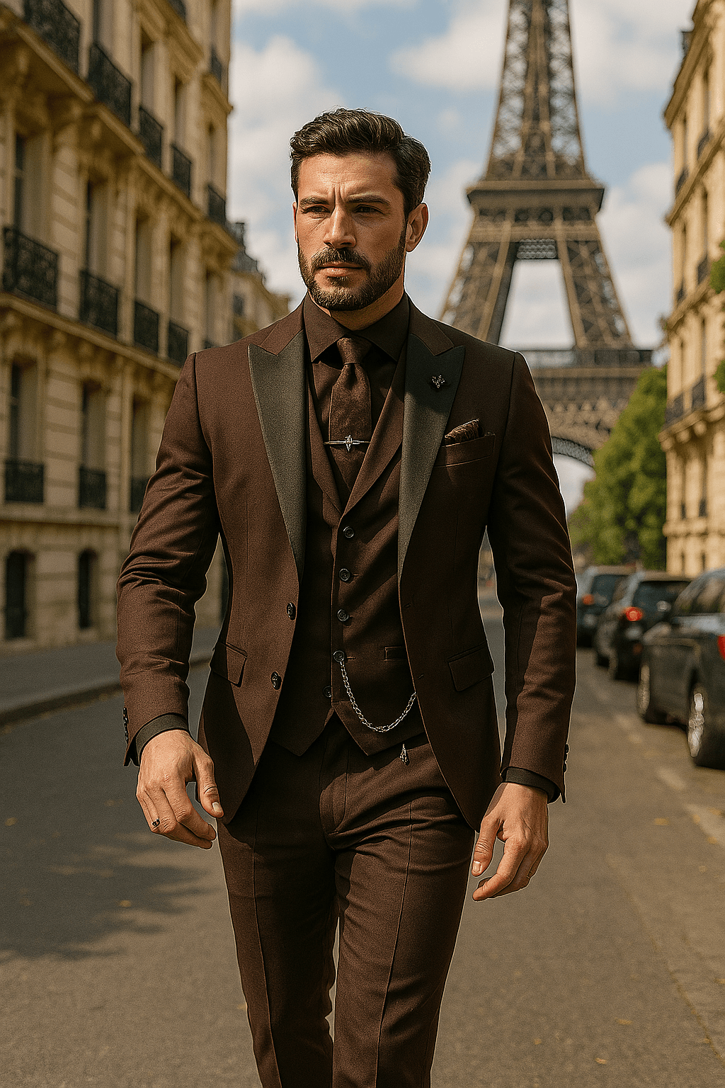 Elegant Ensemble | Men's Suit with 3-Piece Slim Fit & Timeless Design 5