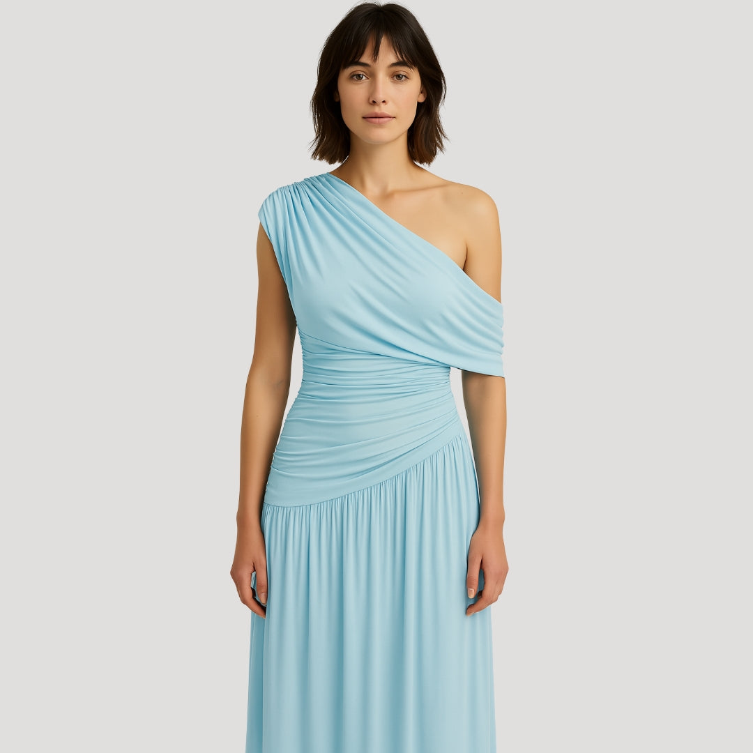 Elegant Summer Dress | Women's Maxi Dress with One Shoulder Design 5