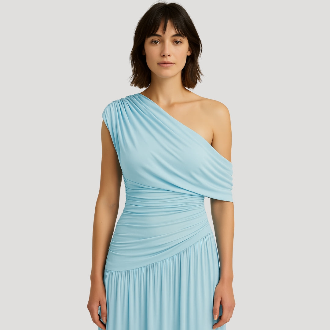 Elegant Summer Dress | Women's Maxi Dress with One Shoulder Design 6