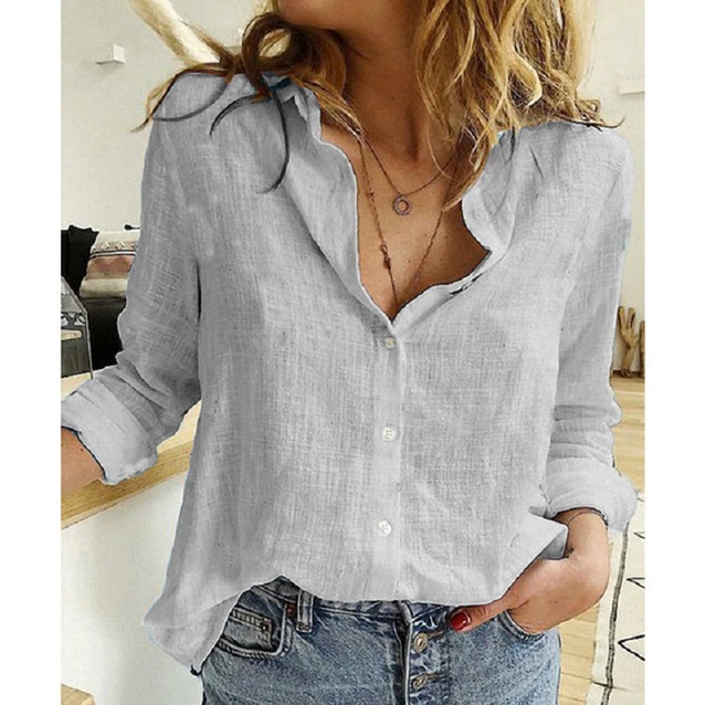 Ella Collection | Women's Blouse in Organic Cotton with Elegant Design 1