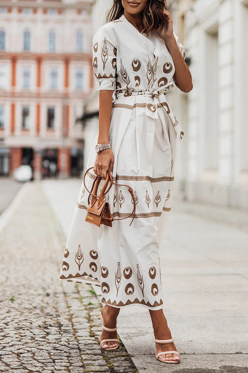 Ella | Chic Bohemian Summer Midi Dress 4