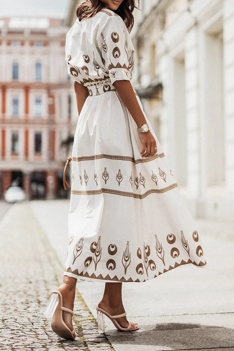 Ella | Chic Bohemian Summer Midi Dress 5