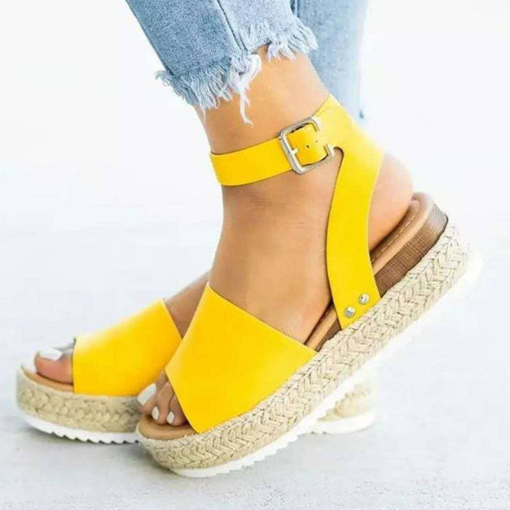 Ella | Chic Jute Platform Sandals for Women 2