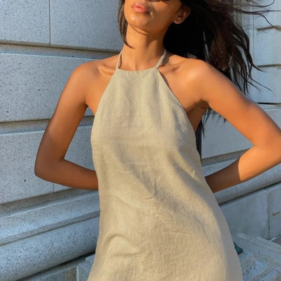 Ella | Chic Lightweight Halterneck Summer Dress 3