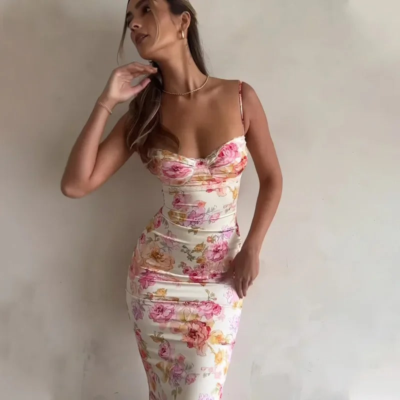 Ella | Elegant Floral Summer Maxi Dress for Wedding Guests 4