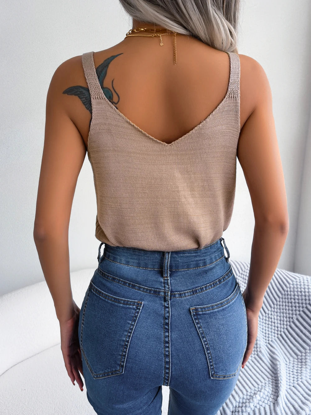 Ella | Stylish Open-Knit Tank Top for Women 4