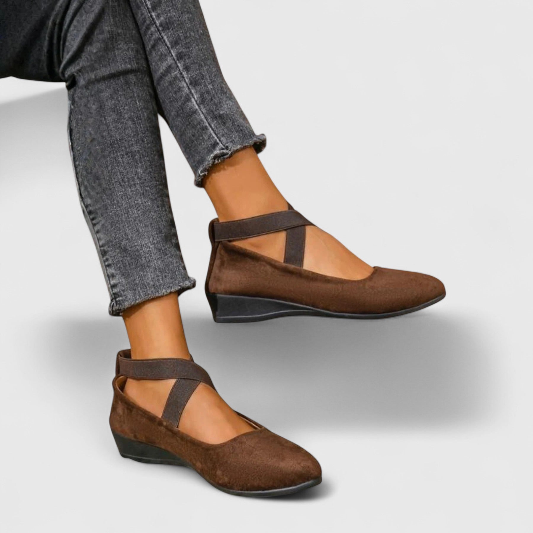 Emily | Chic Comfortable Wedge Flats for Warm Weather 2