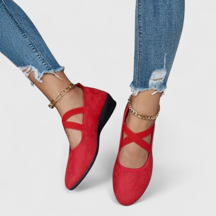Emily | Chic Comfortable Wedge Flats for Warm Weather 3