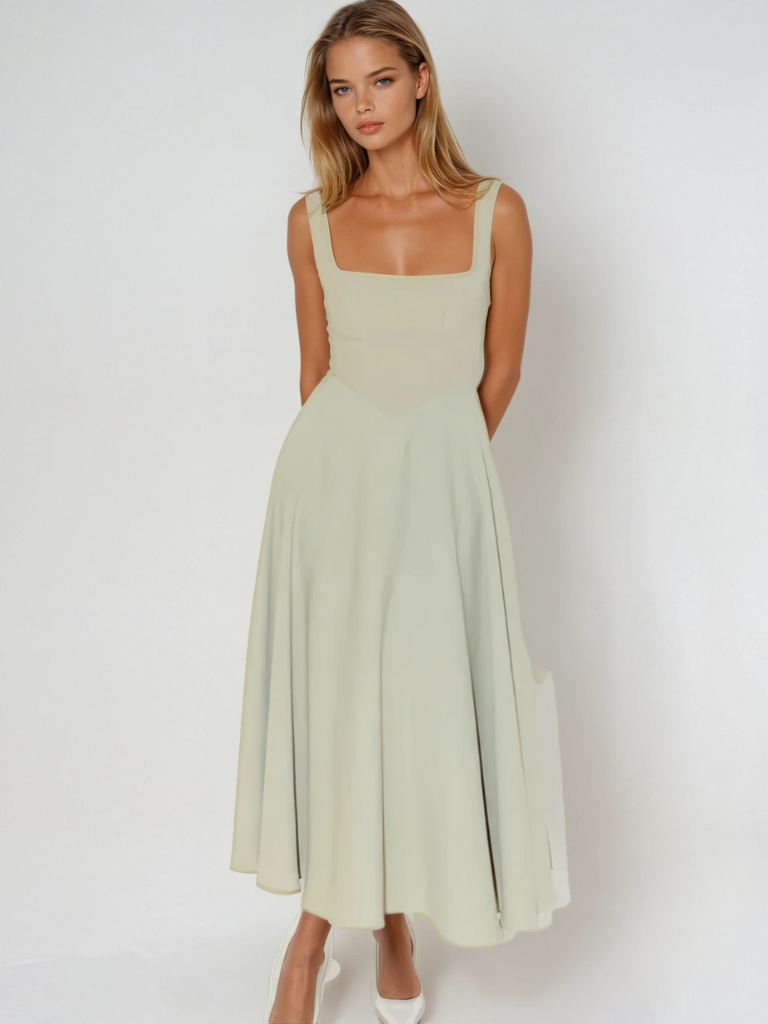 Emily | Chic Elegant Midi Dress 0