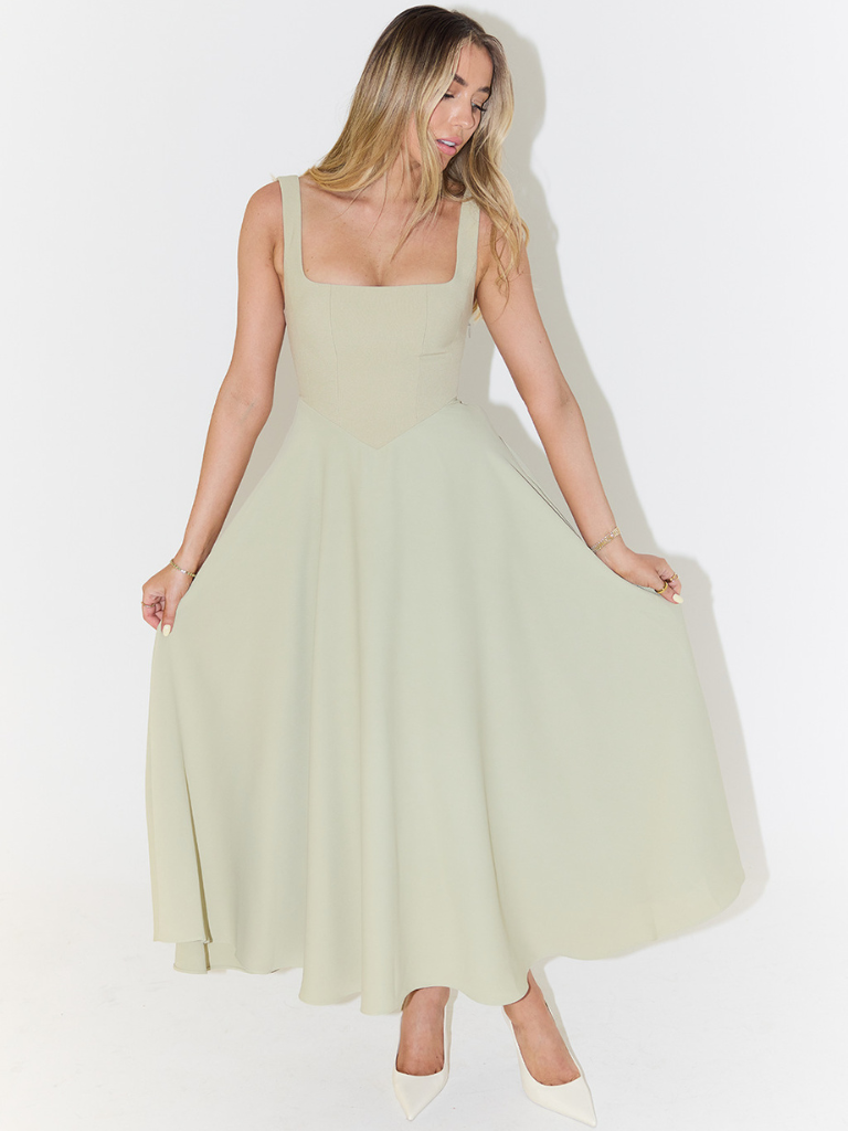 Emily | Chic Elegant Midi Dress 2