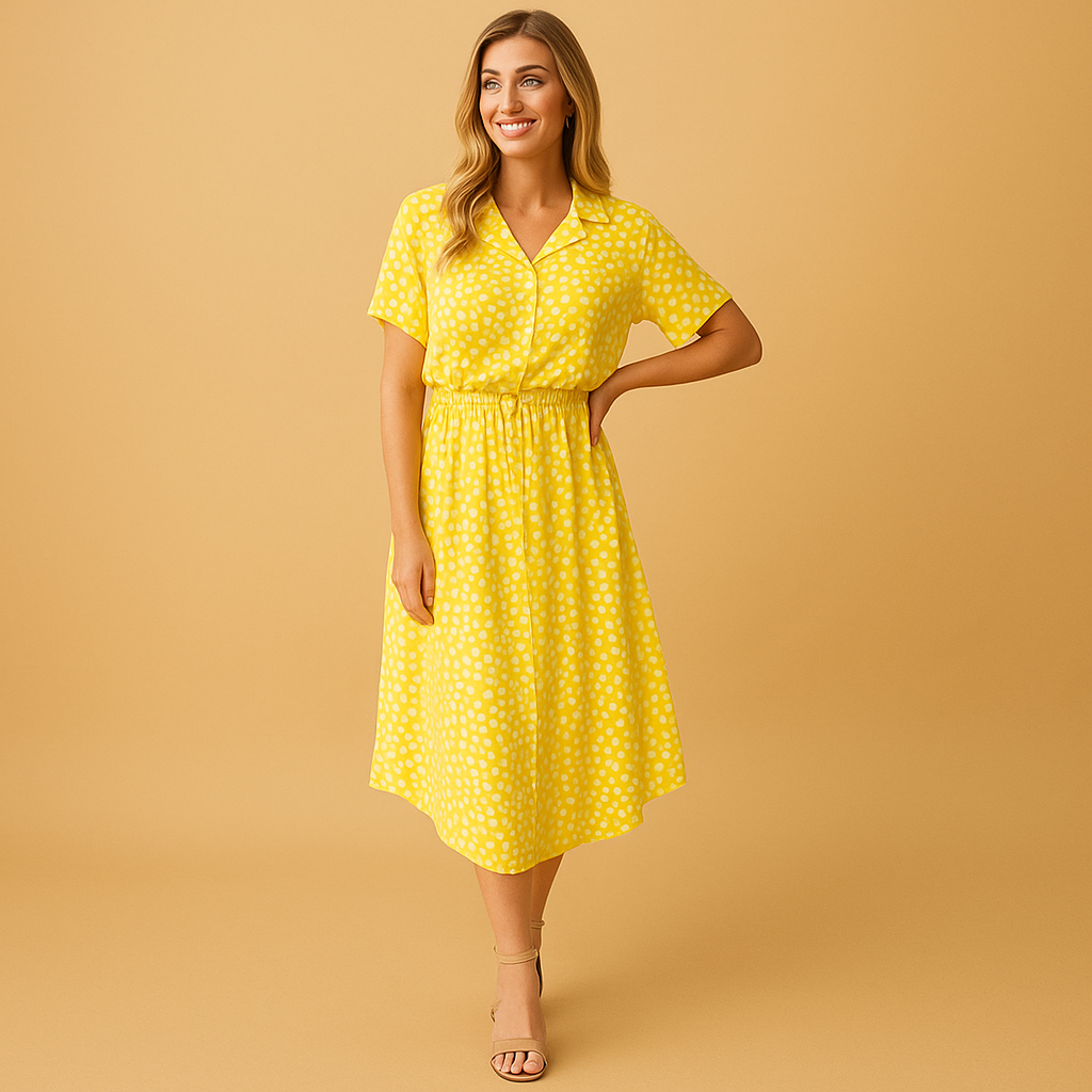 Emily | Elegant A-Line Midi Dress 3