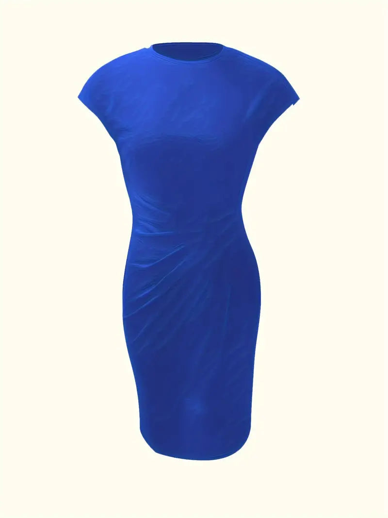 Emily | Elegant Classic Short Sleeve Bodycon Dress 8