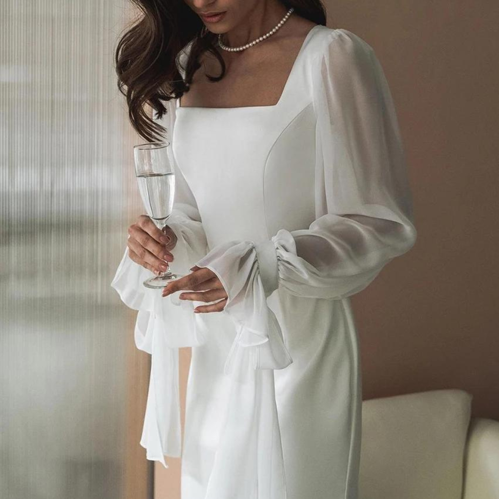 Emily | Elegant Square Neck Maxi Dress 4