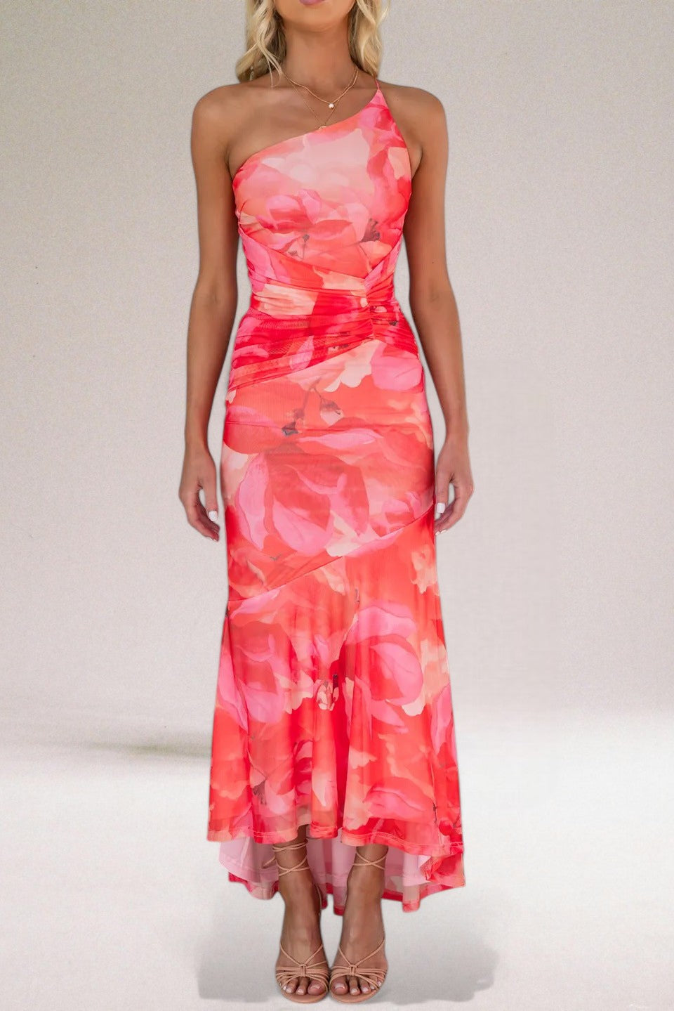 Emma | Elegant Floral Maxi Wedding Guest Dress 2