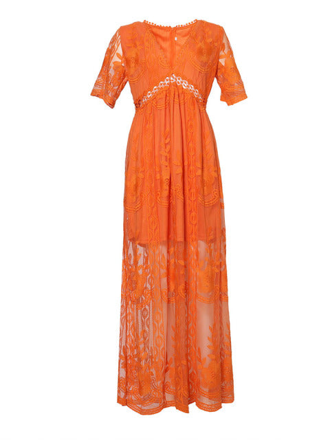 Emma | Flowy Long Sleeve Maxi Dress For Women 5