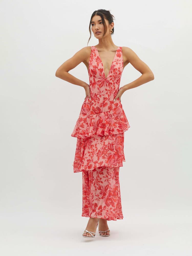 Emma | Stylish Floral Maxi Dress for Wedding Guests 3