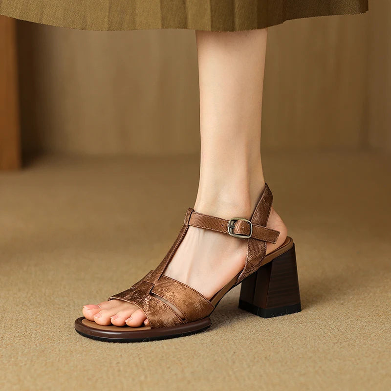 Emma | Stylish Suede Block Heel Shoes for Women 4