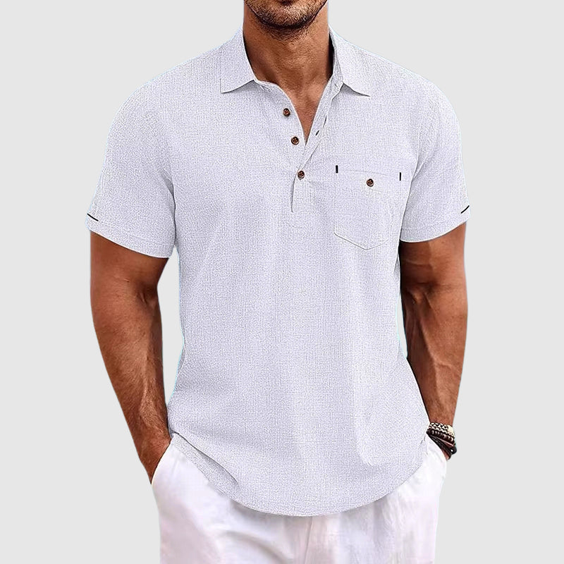 Ethan | Breathable Casual Linen Polo Shirt for Men 2