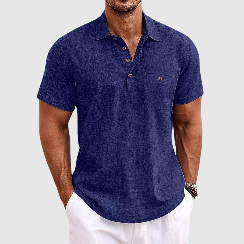 Ethan | Breathable Casual Linen Polo Shirt for Men 3