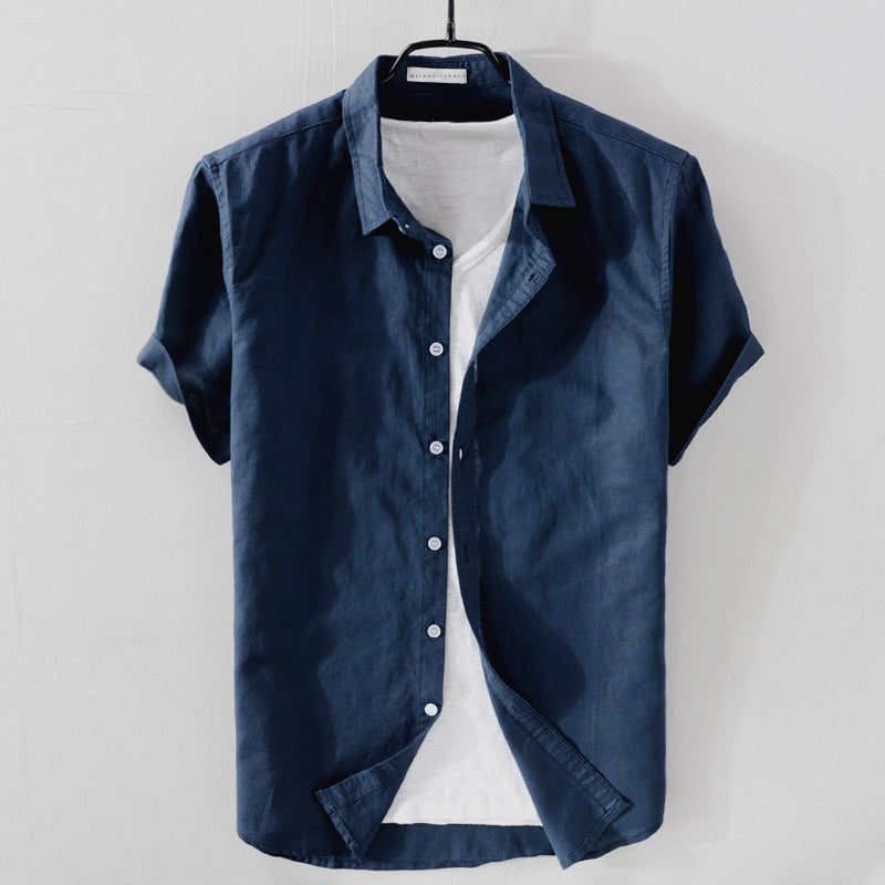 Ethan | Casual Relaxed Linen Shirt for Men 0