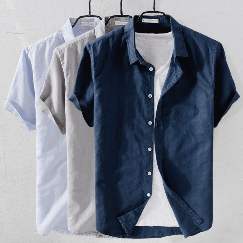 Ethan | Casual Relaxed Linen Shirt for Men 5