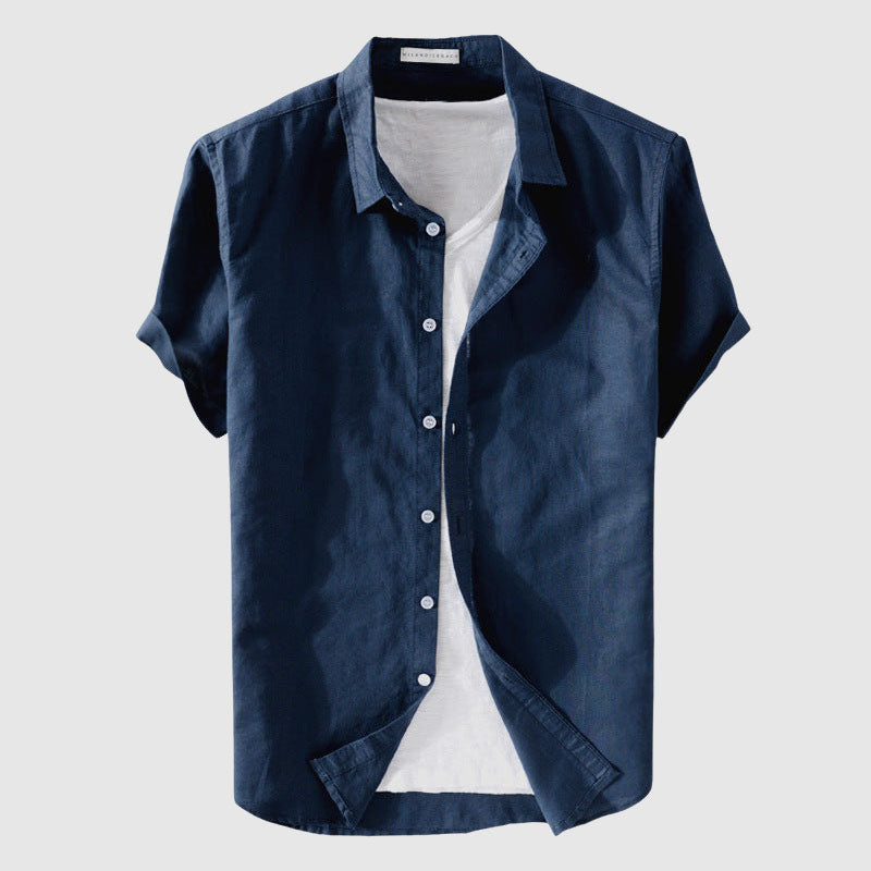 Ethan | Casual Relaxed Linen Shirt for Men 7