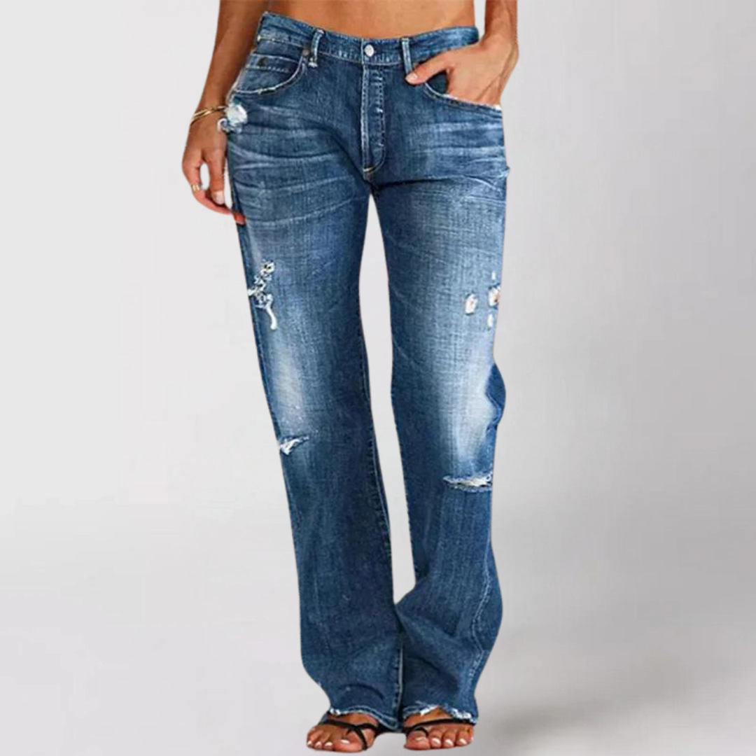 Ethan | Classic Distressed Black Jeans for Spring Style 0
