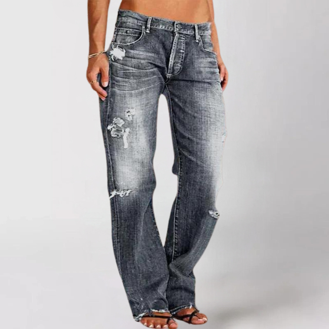 Ethan | Classic Distressed Black Jeans for Spring Style 3