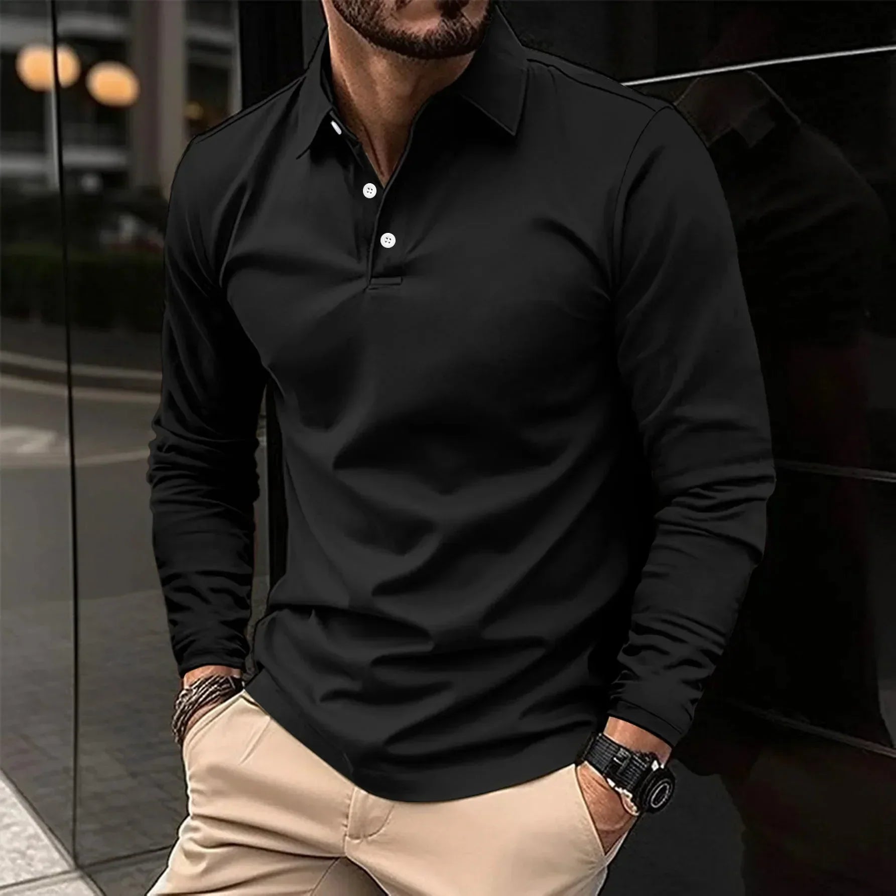 Ethan | Classic Lightweight Mens Polo Shirt 2