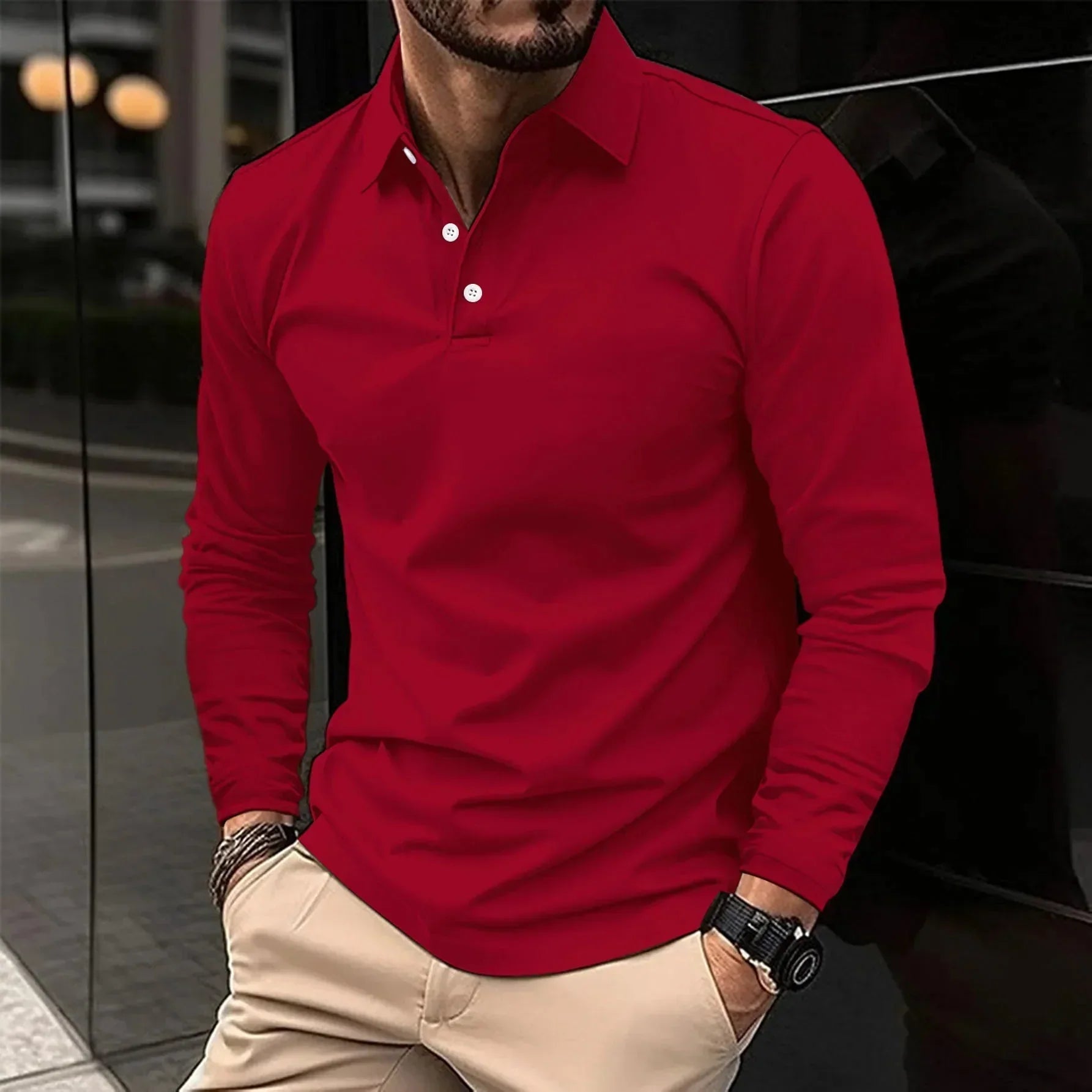 Ethan | Classic Lightweight Mens Polo Shirt 4