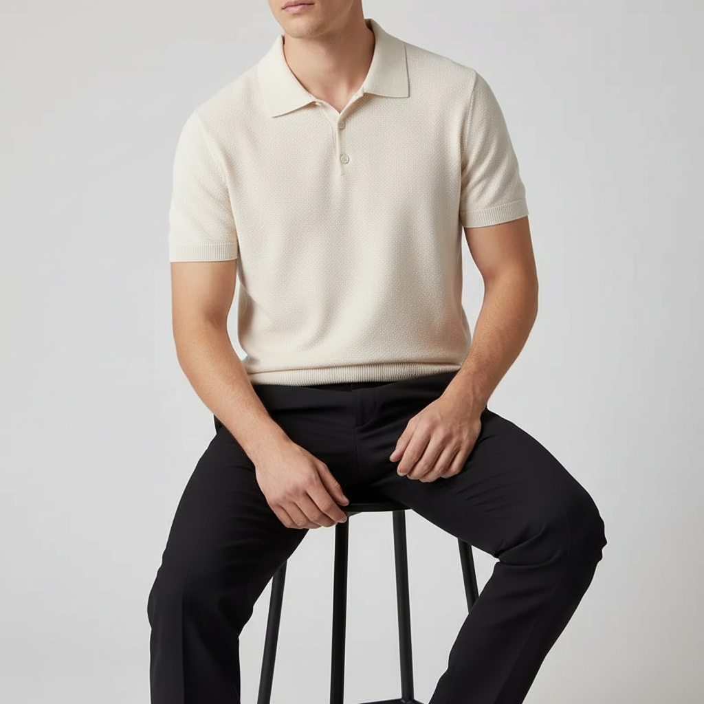 Ethan | Classic Lightweight Mens Polo Shirt 6