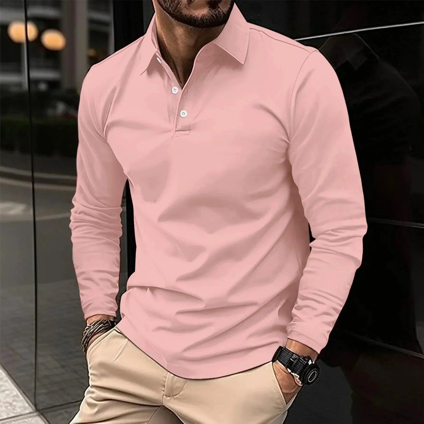 Ethan | Classic Lightweight Mens Polo Shirt 6
