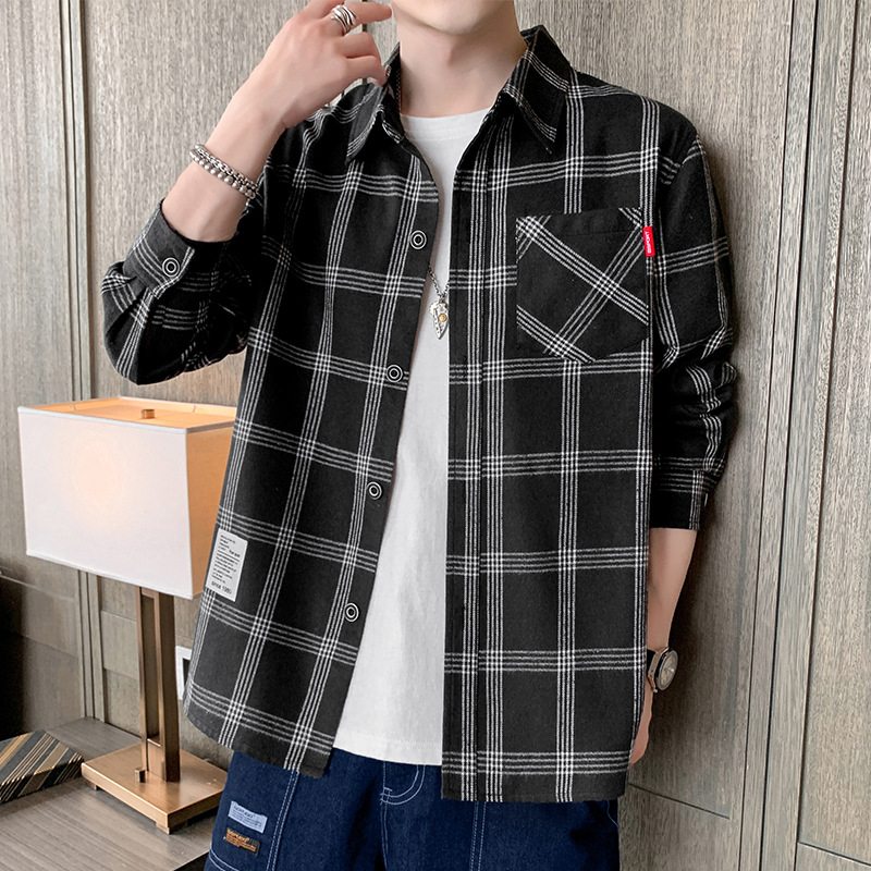 Ethan | Classic Relaxed Fit Plaid Flannel Shirt 0