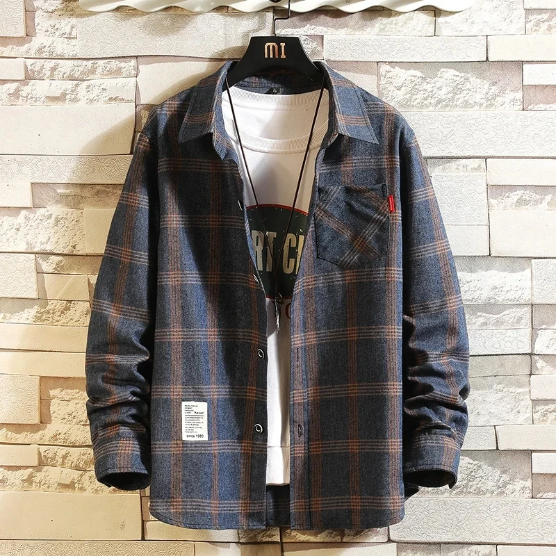 Ethan | Classic Relaxed Fit Plaid Flannel Shirt 6