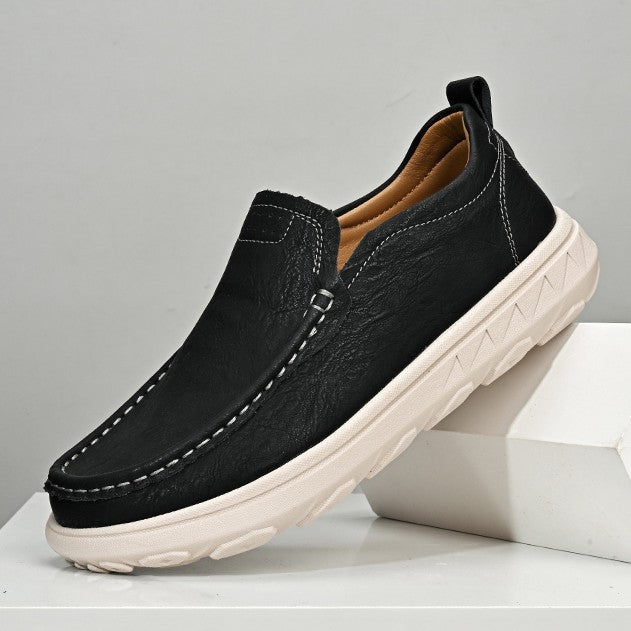 Ethan | Comfortable Slip-On Cowhide Loafers for Men 1